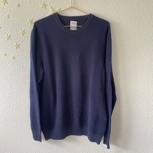 Zara Men's Navy Sweater